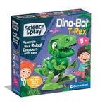 Clementoni 75073 Science & Play Dino Bot T-Rex, Educational and Scientific, Buil