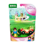 BRIO World Disney Princess Snow White and Train Carriage for Kids Age 3 Years Up - Wooden Railway Add On Accessories