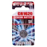 1 x Maxell CR1620 3V Lithium Coin Cell Battery 1620 BR1620 DL1620 | Long Expiry