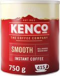 Kenco Smooth Instant Coffee Tin 750G - 6 X 750G