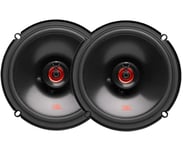 JBL Club 620F Ensemble de Haut Parleur Voiture à 2 Voies - Enceinte Harman Kardon de 180 Watts à Plat - 2 pièces Baffle Car Audio Grand 16-17 cm - 6,5 Pouces - sans Grille de Couverture