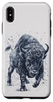 Coque pour iPhone XS Max Rage of the Beast : Vintage Bison Buffalo