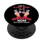 K-Pop Mom Casque audio avec cœur coréen PopSockets PopGrip Interchangeable