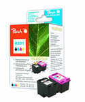 Peach Multi Pack, compatible with HP No. 301 black, CH561EE, No. 301 color, CH562EE