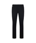 Lacoste Stretch Sport Womens Black Track Pants - Size 34 (Waist)