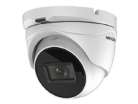 Hikvision DS-2CE79U1T-IT3ZF - Övervakningskamera - kupol - dammtät/vattentät - färg (Dag&Natt) - 8,3 MP - 4K/1080p - f14-montering - motoriserad - komposit, AHD, CVI, TVI - Likström 9 - 15 V