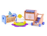 Hape E3459 Baby's Room - Wooden Dolls House Accessories
