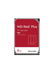 WD Red Plus NAS Hard Drive Hårddisk - 6 TB - 3,5" - 5400 rpm - SATA-600 - cache