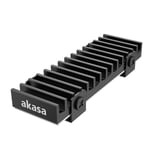 Akasa Gecko Pro SSD Kjøleribbe/Radiator Sort 1 stykker