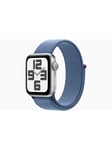 Apple Watch SE (2023) GPS 40mm - Silver Aluminium Case with Winter Blue Sport Loop