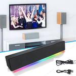 Bluetooth Wireless TV Computer Soundbar Speaker Sound Bar Home Theater Subwoofer