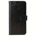 Galaxy Xcover 7 5G Flip Wallet Case - Black 3 Card Slots, Cash Compartment, Magnetic Clip