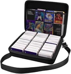 2000+ Card Game Case Holder Compatible with Cards Against Humanity/for Magic The Gathering Board Game Cards & Expansions, for C.A.H/for MTG/Deck Box for Yugioh (Black)