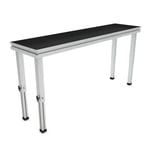 DJ Stage Deck 2m x 0.5m DJ Table Counter inc adjustable height legs