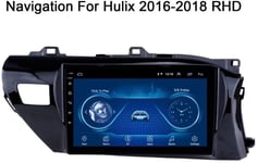 YIJIAREN Sat Nav Stereo Gps Navigation System Satellite Navigator Player Tracker Touchscreen Bluetooth, For Toyota Hilux 2016-2018