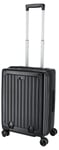 Clas Ohlson Kabinväska med USB-A, USB-C, 55 x 40 x 23 cm, svart