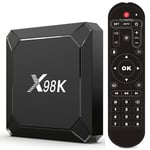 Boîtier TV Android 13.0, Android TV Box 4GB RAM 32GB ROM RK3528A CPU Quad Core Arm Cortex A53, Android Box Support 2.4/5.0GHz WiFi6 BT5.X 4K 100M Ethernet USB 3.0/2.0 TV Box Android