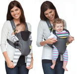 Infantino Breathe Carrier Baby Carrier 2 Positions 8-25lbs Grey SK0 EE 09