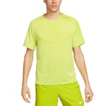 Nike Mens Dri-Fit ADV Run Division Tech Knit Running Top XXL Yellow DM4753-308