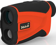 VOLVIK V1 Pro Golf Range Locator Localisateur-1300 Cour Gamme avec Vibrant Broche Serrure et Pente Compensation Technologie-Orange, 6 X Magnification Adulte Unisexe