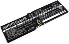 Kompatibelt med Microsoft Surface Book 2, 7.4V, 2350 mAh