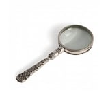Rococo förstoringsglas silver