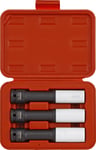 Hjulhylssats Kraft 1/2" 195mm Med Skydd  17, 19 & 21mm Sats Sonic
