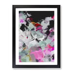 Be Delicious Abstract Framed Print for Living Room Bedroom Home Office Décor, Wall Art Picture Ready to Hang, Black A4 Frame (34 x 25 cm)