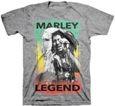 Zion Rootswear Bob Marley Legend Brushed Rasta Reggae Music T Shirt ZRBM0198