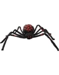 Svart Spindel med Röda Ögon Dekoration 75 cm