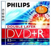DVD+R DL Double Layer 8.5GB x8 Jewel case