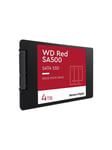 WD Punainen SA500 2.5" NAS SATA SSD - 500GB