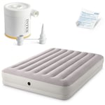Uppblåsbar madrass 203x152x30 cm med elektrisk pump INTEX 64179