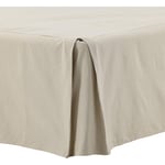 Venture Home Sängkappa Ziggy Bomull Bed Skirt Cotton streight - Beige / 200*180 15967-502