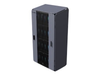 Zebra Intelligent Cabinets Medium - Kabinett (2 hyllor) - för 40 datainsamlingsterminaler - laddning - låsbar - stål - montering golv till vägg