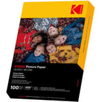 Kodak Glossy Fotopapir 180 g/m² -billedpapir, 10 x 15 cm.