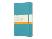 Moleskine Notebook Classic Large, Linjeret Reef Blue