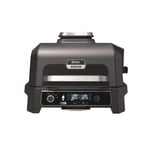 Ninja OG850UK Woodfire XL Electric BBQ Grill & Smoker - Black/Grey