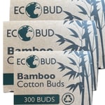COTTON BUDS , BAMBOO, VEGAN, PLASTIC FREE,100% BIODEGRADABLE 3x300 EAR Bud Swabs