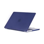 MacBook Pro 16 (2023 / 2021) - Hårt skal fram + Bakre omslag Carbon design Mörkblå