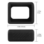 Geekria Silicone Case Cover for JBL Go 3 Portable Speaker (Black)