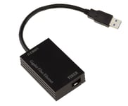 Cordon USB 3.0 vers GIGABIT ETHERNET 10/100/1000 MB - Fibre SFP - Chipset REALTEK RTL8153 - USB3 SUPERSPEED 5G