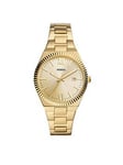 Fossil Scarlette Yellow Gold Watch