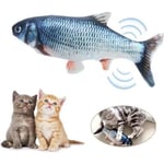 SG04403-Elektrisk USB Laddningssimulering Fisk Kattleksak Roliga interaktiva husdjur Katter Kattmynteleksaker för att bita och tugga