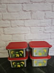 Skip Hop Stainless Steel Zoo Lunch Boxs X4 