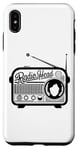 Coque pour iPhone XS Max Tête de radio rétro vintage