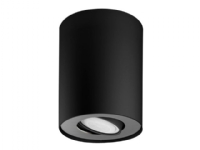 Philips Hue White ambiance - Lyskaster - LED-pære for søkelys - GU10 - 5 W (ekvivalent 50 W) - klasse G - varm til kjølig hvitt lys - 2200-6500 K - single pillar - svart