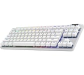 LOGITECH PRO X 60 LIGHTSPEED Wireless Gaming Keyboard - White, Black