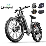 Shengmilo MX06pro elektrisk cykel ,borstlös motor Toppeffekt 2000W,17,5AH avtagbart Samsung-batteri,Maxhastigheten är 50 km/h,vit,E-bike