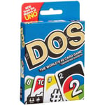 DOS Card Game Wild Card UNO Mattel Family Kids Flip Fun Gift Christmas